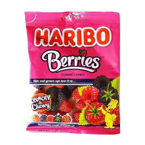 Gummy Candy (Berries) - 5 Ounce (Pack of 3)
