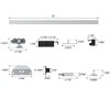 JUBEST 30“ Bifold Door Hardware, Folding Door Hardware Sliding Barn