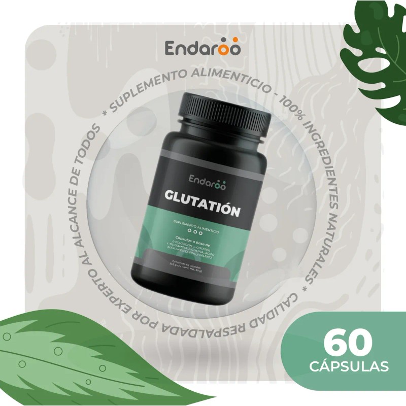 L-glutation,glutamina,glicina, Ácido Alfa Lipoico, 60 Caps