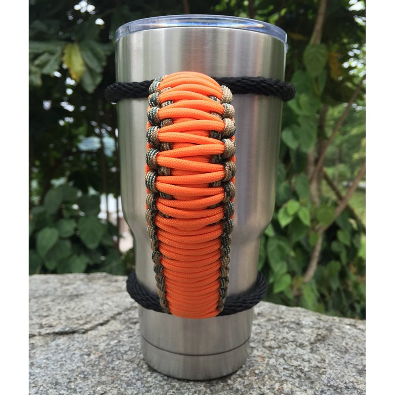 MOCE Handmade Paracord Handle for Yeti/Rtic/Ozark Trail Rambler 30 Oz
