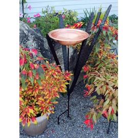 Single Cattail Birdbath