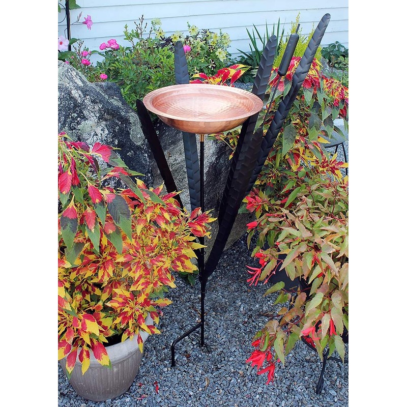Single Cattail Birdbath