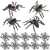 ONEST 14 Pieces Spider Figurines Set Giant Fake Spider Action