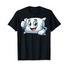 Cute Pillow Cartoon Character Giving Thumbs Up For Children T-Shirt