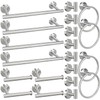 20pcs Bathroom Hardware Set, Brushed Nickel Bath Hardware Set, Including