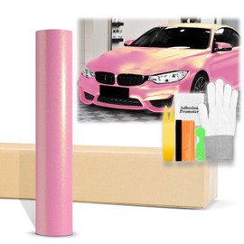 60"x60" (5FTx5FT) Galaxy Dust Matte Light Pink Gold Chameleon Metallic Color Shift Color Change Vinyl Wrap Auto Car Sticker Decal Film Sheet Bubble Free Air Release Technology with Tool Kit
