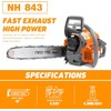 NEOTEC 43CC Gas Top Handle Chainsaw with 16'' Bar Chain