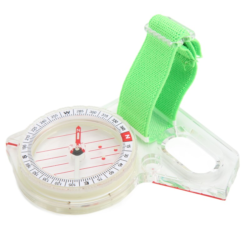 Orienteering Compass Clear Scale ABS Multifunction Thumb Compass With Luminous
