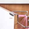 QUUPY Hanging Trash Bag Holder Stainless Steel,Large Stainless Steel Trash