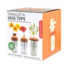 Kikkerland Set of 3 Terracotta Vase Necklaces