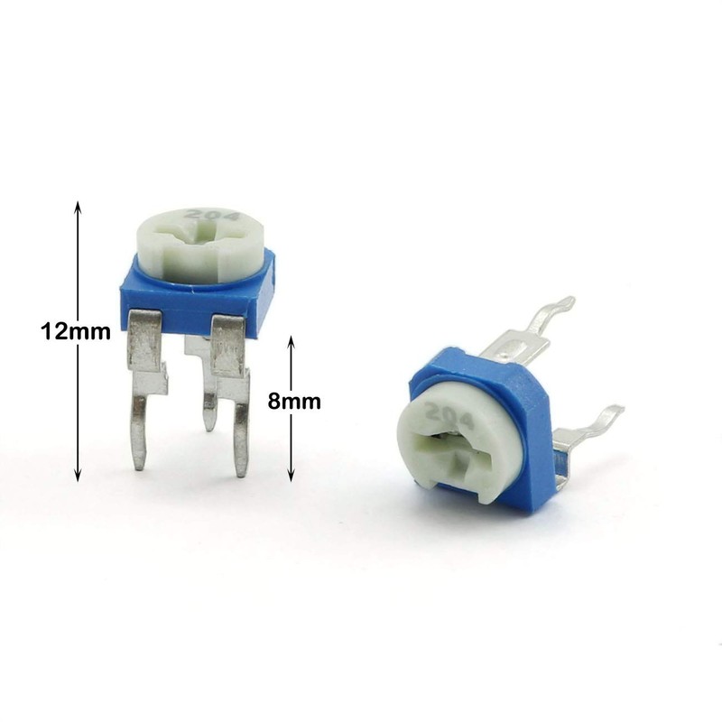 ZYAMY 1 Pack 65pcs 100 Ohm- 1M Ohm Variable Resistor