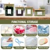 Zingbee 4 Pack Laundry Pods Container & Dryer Sheet Holder,