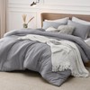 Bedsure King Size Comforter Set - Dark Grey King Comforter