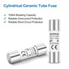 Baomain 10-Pack 16A Fuse Link, RT18-32 (RO15 RT14 RT19), Cylindrical