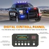 XRIDONSEN 37 Inch 104 LED Roof Top Blue White Emergency