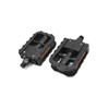 BULLSPANN Black Aluminum Alloy Mountain Bike Bicycle Non-Slip Folding Platform