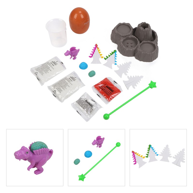 Children Chemical Science Kit Kid Science Experiments Volcanic Eruption Scene