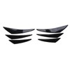 Areyourshop 6 pieces universal carbon fibre PP car/car front bumper