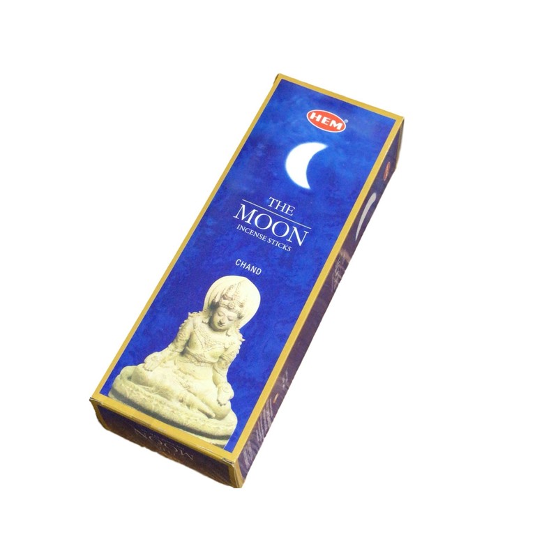 HEM Moon Incense Stick Type, 1 Box (6 tubes x