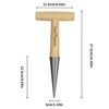 FLORA GUARD Planting Wood Traditional Garden Tools Hand Dibber Light