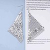 TseenYi Metal Mesh Earrings with Tassel Sequins Earrings Made of