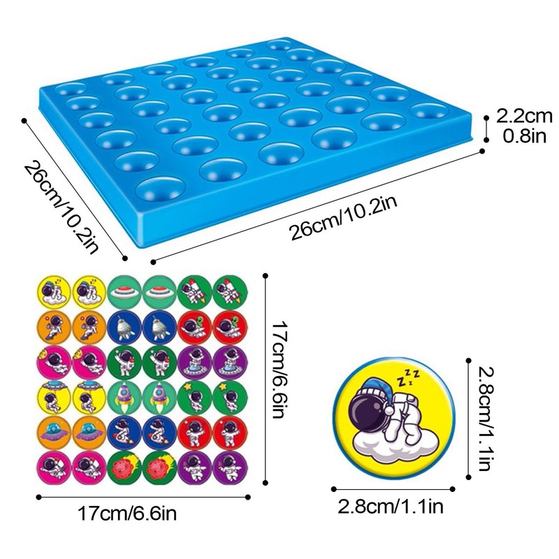 Matching Chess Board - Space Theme Logical Mind Toys -