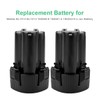 Shentec 2 Pack 10.8V 3.0Ah Li-ion Battery Compatible with Makita