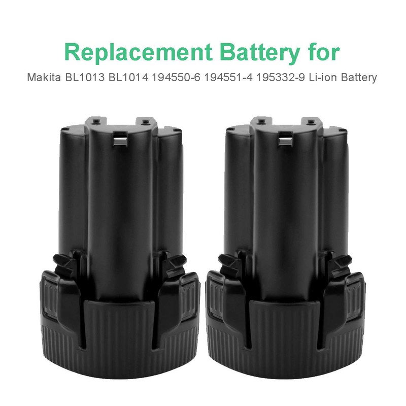 Shentec 2 Pack 10.8V 3.0Ah Li-ion Battery Compatible with Makita