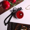 Eternal Flower Keyring Beautiful Rose Pendant Handmade Preserved Keychain for