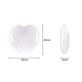 Belvanr Heart Stones Pack of 15 Heart-Shaped Crystal Heart Lucky Charm Crystal Stones Heart, Heart Stone Decorative Stone Heart Rose Resin Hearts Heart-Shaped Pendant Made of Stone for Decoration