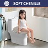 Baahrnom Luxury Soft Microfiber Toilet Lid Cover Machine Washable Solid