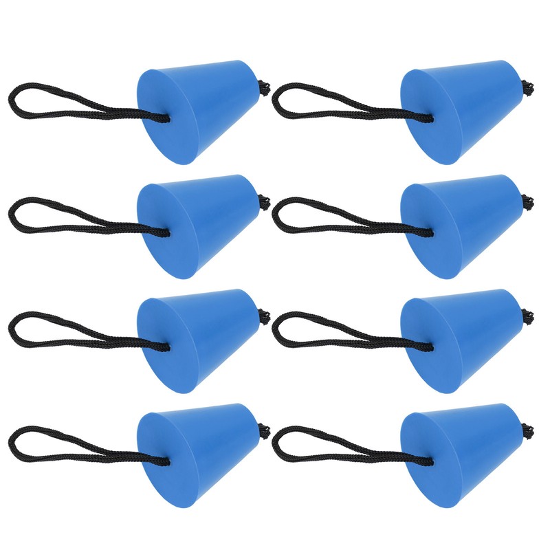 8Pcs/Set Kayak Scupper Plug Silicone Drain Hole Bung Stopper with