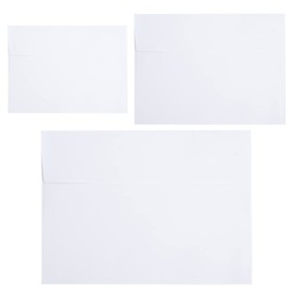 50 Pack 5x7 White Self-Seal Envelopes for Invitations, Weddings, Greeting Cards & Mailing
