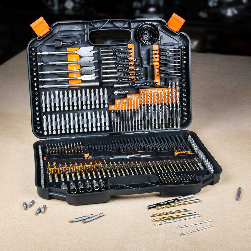 EnerTwist Drill Bit Set, 246-Pieces Drill Bits and Driver Set