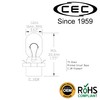 CEC Industries PC579 Bulbs, 12.8 V, 10.2 W, Printed Circuit
