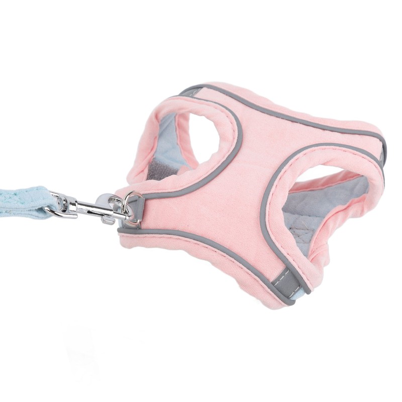Cat Vest Harnesses and Leash Color Blocked Reflective Adjustable Escape