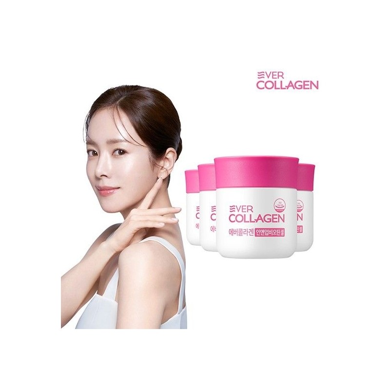 Ever Collagen In&Up Biotin Cell 4 Bottles (16 Weeks) No