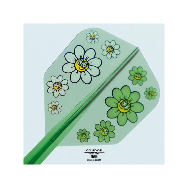 CONDOR AXE Toy Flowers Small L Clear Green Darts Flight