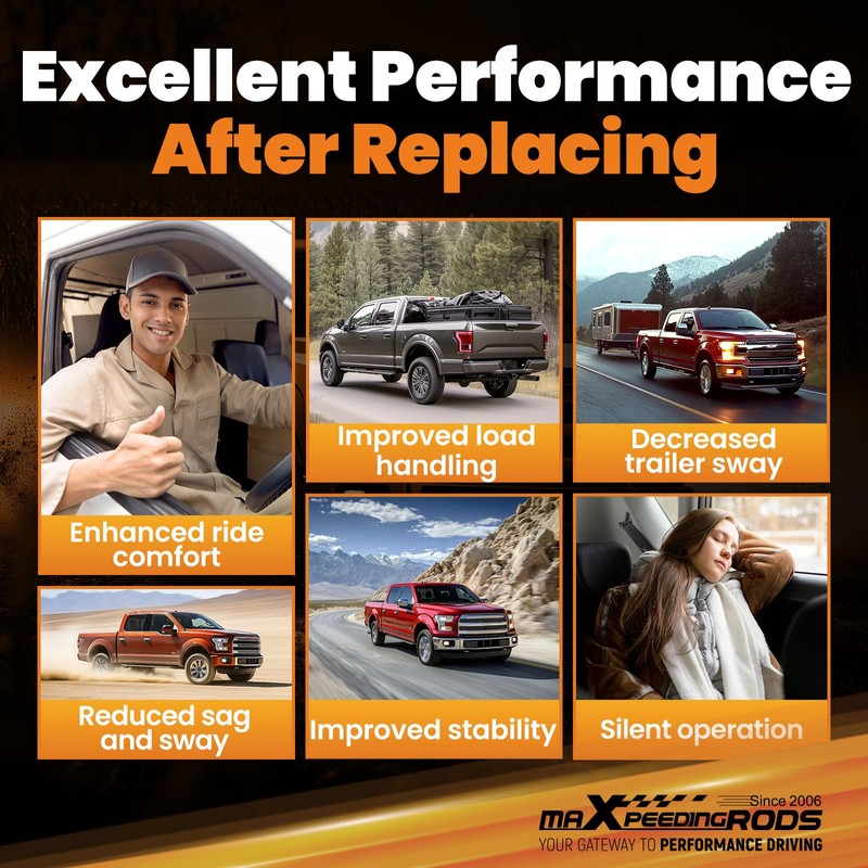 maXpeedingrods Suspension Enhancement Rear Kit 6000 Lbs for Dodge Ram