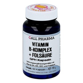 vitamin b komplex+folsäure kapseln 60 St