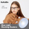KoKoBin Reading Glasses for Women 3 Pairs Cat Eye Oversized
