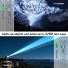 SKYFIRE LED Rechargeable Flashlights High Lumens: 11 Modes Zoomable Super