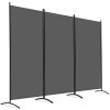 SEGAWE 3 Panel Room Divider 6Ft Folding Privacy Screen Freestanding