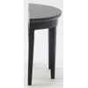 Dollhouse Miniature Half Round Side Table (Black)