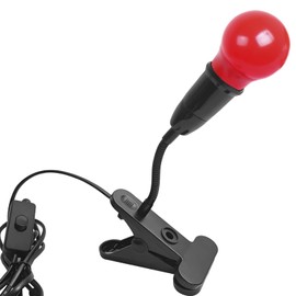 Darkroom Safe Light, Red LED Desk Lamp with Clip, 360 Degree Adjustable,Suitable for Processing B&W Film and B&W Print Paper (5W)