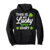 St Patricks Day Lucky Shenanigans Shamrock St Pattys Pullover Hoodie
