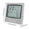 WGFOIP Azan Clock, Automatic Worldwide Digital Prayer Desk Clock Mulsim