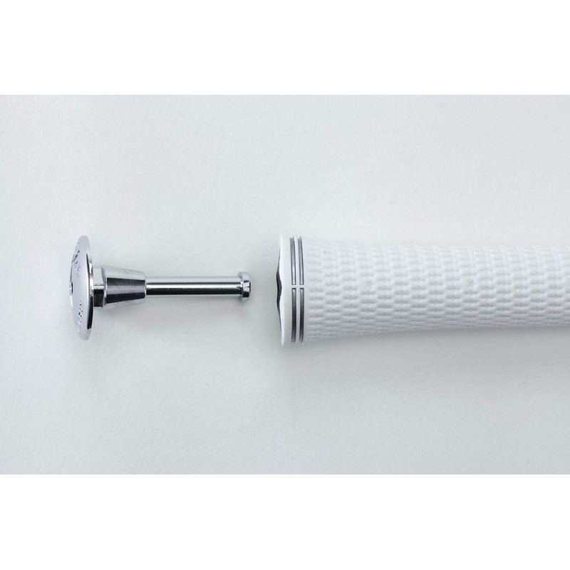elitegrips S40 Golf Grips, Set of 7, Silver White, No