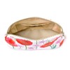 W1003200 Round Pouch (Small) Scarlet Poppy Makeup Pouch, Stylish, Cute
