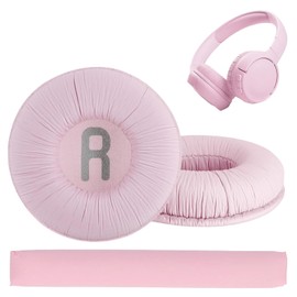 70mm Black PU Leather Replacement Ear Pads Earpads Ear Pads for Tune600 T500BT T450 T450BT JR300BT Headphones (Pink)